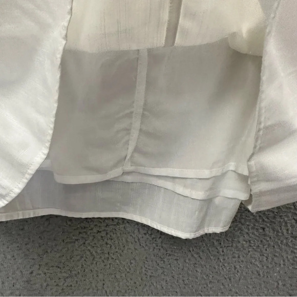 NWT Knox Rose Sleeveless Tank Dress White Crochet Cotton Blend Shift Women Small - Picture 3 of 10